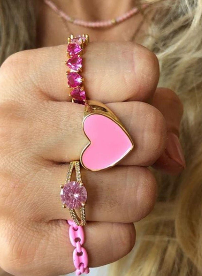 فاشن بوكس خاتم مزين بحجر زركونيا - Image 2