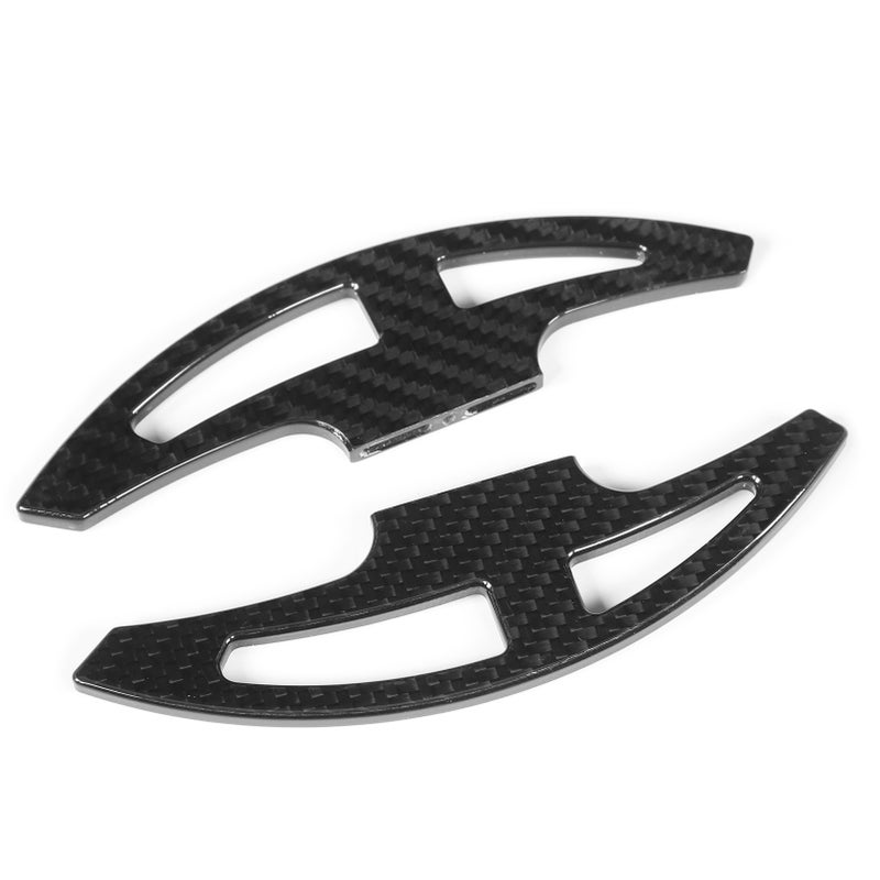 Extend Length Upgrade Carbon Fiber Paddle Shifters Gloss Black Replacement for E46 E90 E92 E93 M3 08‑13Cross Grain - Image 5