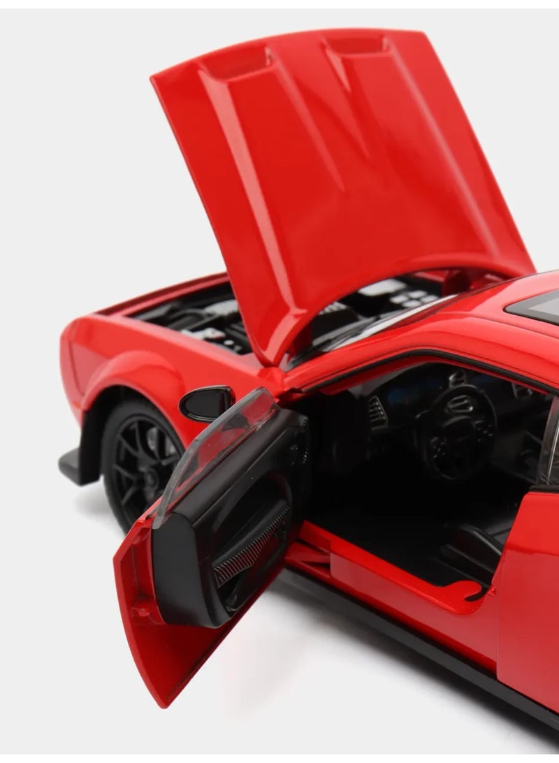 Dodge سيارة دودج تشالنجر SRT قابلة للسحب مصنوعة من المعدن مقاس 1:24 متنوعة. - Image 4