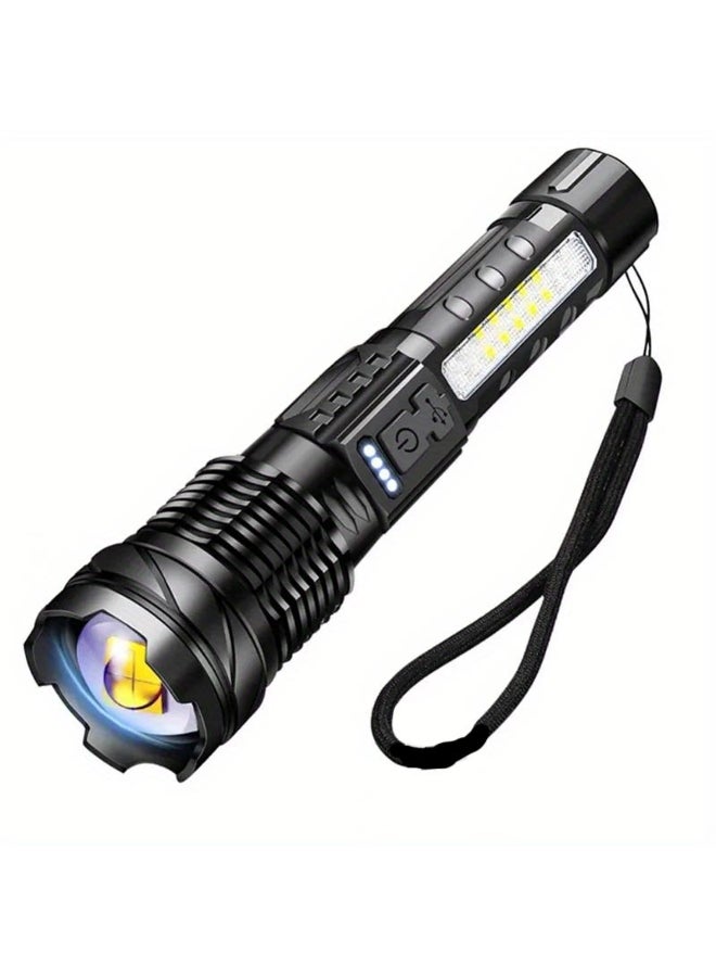 Super Powerful Rechargeable Torch Flood Light, For Outdoor Camping, Fishing, Hunting, Climbing, Adventure Emergency - Image 1