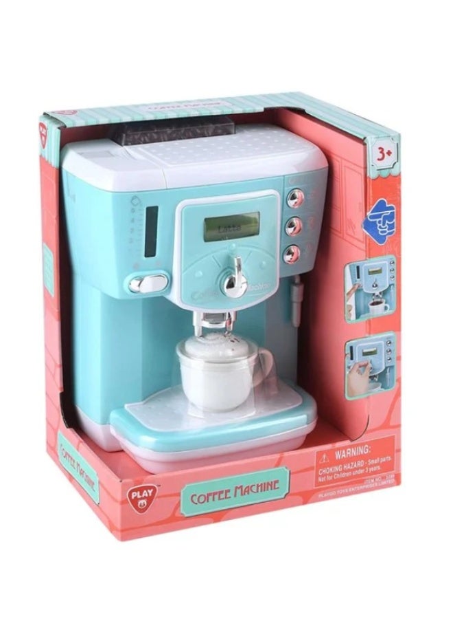 PlayGo Deluxe Coffee Machine Playset, Blue