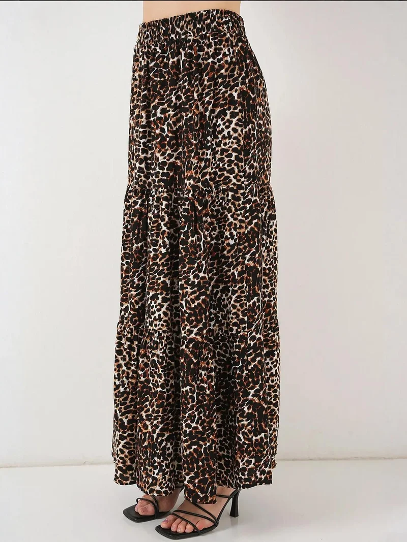 بيغ دارت تنورة ماكسي بنقوشات واسعة مريحة