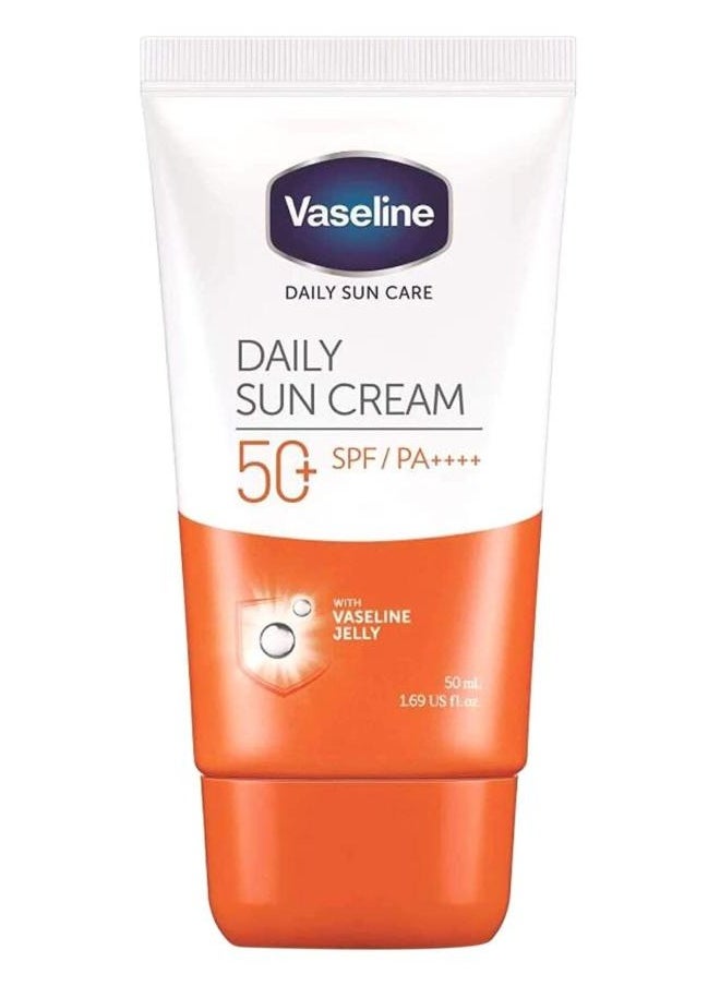Vaseline - Daily Sun Cream With SPF 50 Lightweight Sun Protection Sunscreen with Vaseline Jelly - Image 1