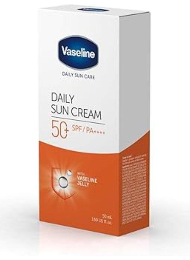 Vaseline - Daily Sun Cream With SPF 50 Lightweight Sun Protection Sunscreen with Vaseline Jelly - Image 1