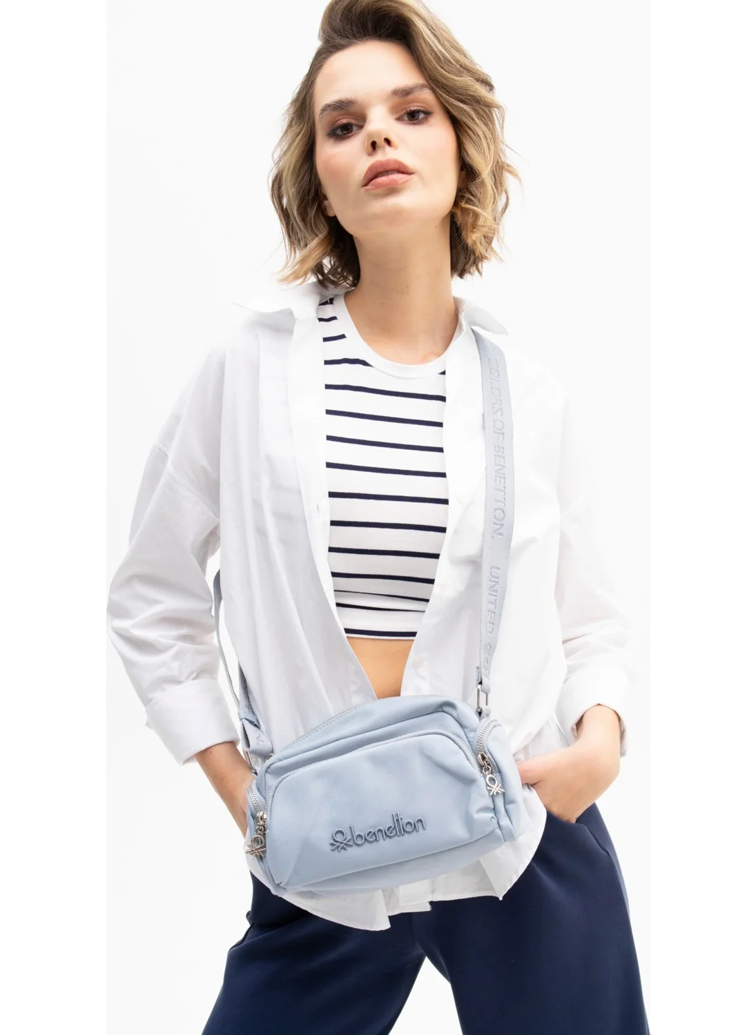 UNITED COLORS OF BENETTON Benetton Women's Crossbody Bag Blue BNT1201