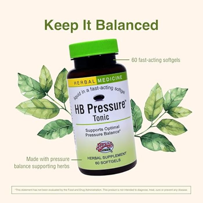Herbs Etc. HB Pressure Tonic Softgels - Herbal Supplement for Cardiovascular Health & Healthy Circulation - Linden, Hawthorn & European Mistletoe - Gluten-Free & Organic - 60 Count (60 Servings) - Image 5