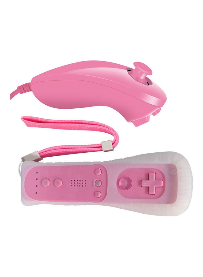 Left And Right Straight And Curved Handle With Silicone Sleeve And Hand Strap For Nintendo Wii - Image 3