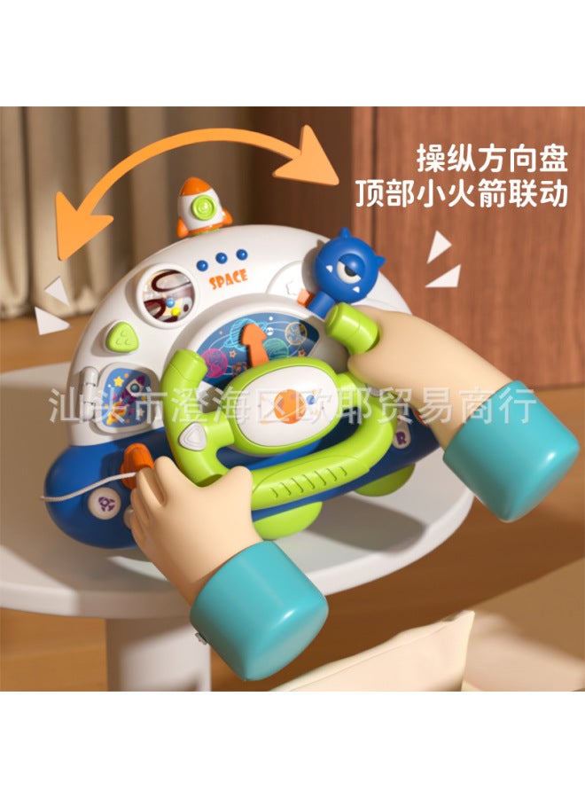 KS Early Education Simulation Steering Wheel Model Infant Training Simulation Educational Toys Hands-on Brain Training - Image 2