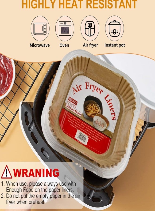 Drumstone (𝐒𝐩𝐞𝐜𝐢𝐚𝐥 𝐰𝐢𝐭𝐡 𝟏𝟎 𝗬𝗲𝗮𝗿𝘀 𝗪𝗮𝗿𝗿𝗮𝗻𝘁𝘆) Air Fryer Disposable Paper Liners 160mm x 45mm | Non-Stick Baking Parchment for Oil-Free Cooking - Image 5