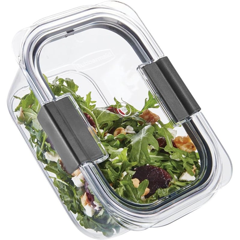 Rubbermaid 2108398 Leak-Proof Brilliance Food Storage Set | 1.3 Cup Plastic Containers with Lids | Microwave and Dishwasher Safe 4.7 Cup, 4-Pack 2041407 - Image 3