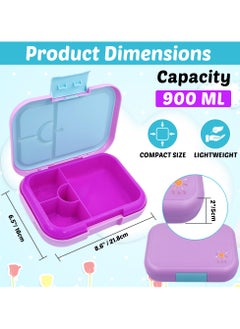 B&B B&B Bento box with handle 4 compartments  - Image 3