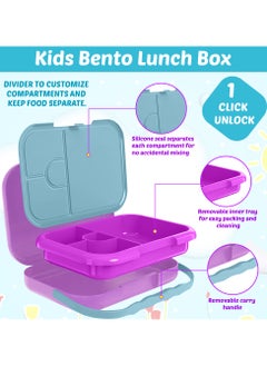 B&B B&B Bento box with handle 4 compartments  - Image 5