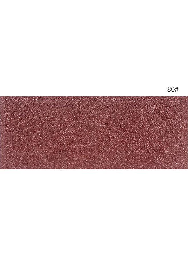 3x21 Inches Sanding Belts (75x533mm), 12pcs 80 Grits Aluminum Oxide Sanding Belt for Belt Sander - Image 4