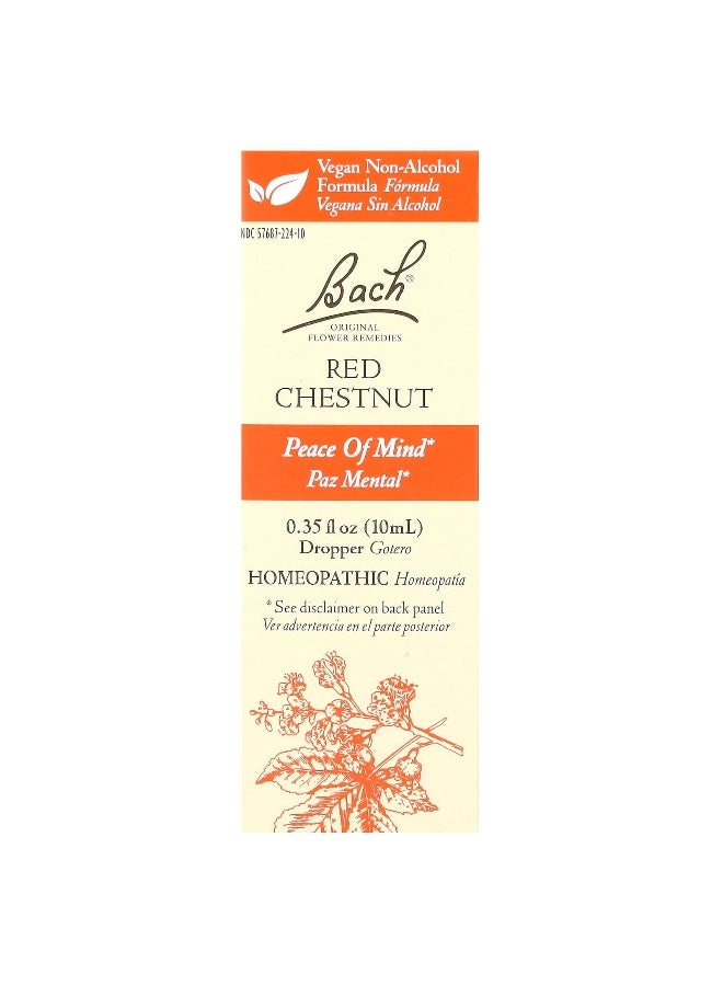 Bach, Original Flower Remedies, Red Chestnut, 0.35 fl oz (10 ml) (Packaging may vary) - Image 1