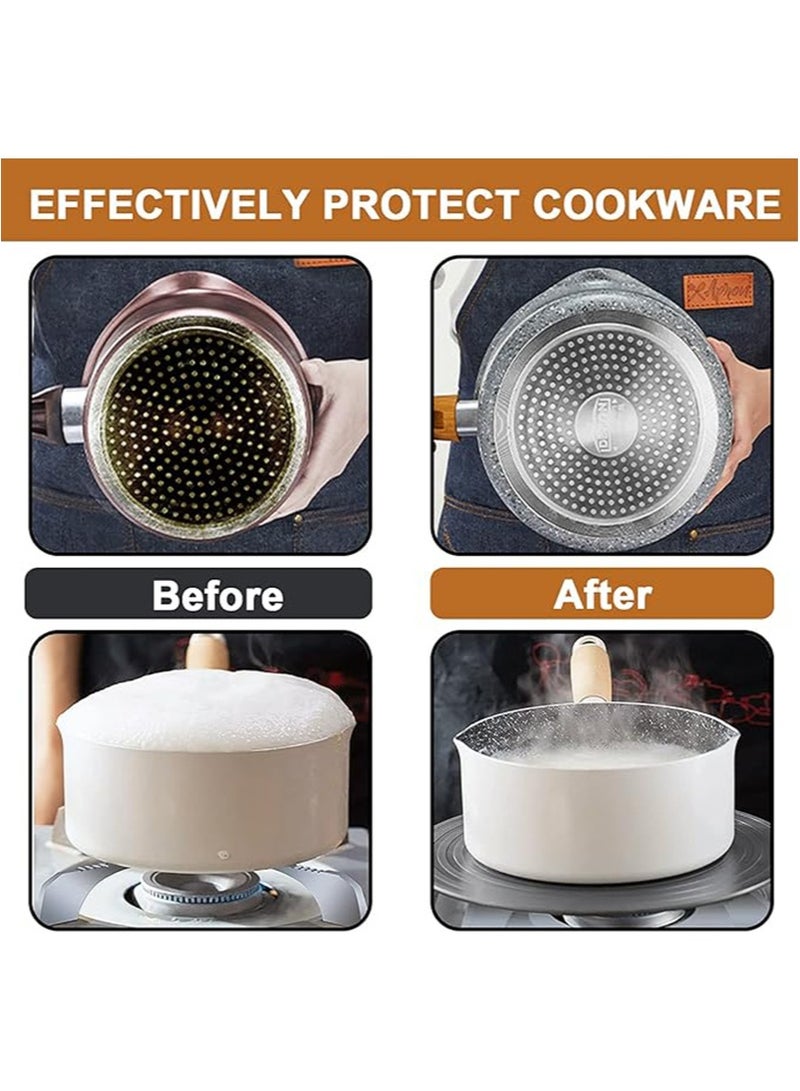 Apustim Diffuser For Gas Stove，Upgraded And Thickened Heat Conduction Plate With Anti Scalding Handle，Protect Pot Accessories，Suitable For Gas Stove，Induction Cooker，Cooking Pot，Stove （Diameter 24cm）  - Image 3