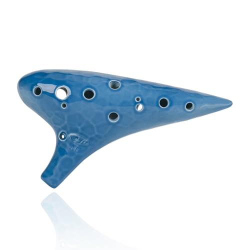 OcarinaWind® "Ocean Wave" Professional 12 Hole Ceramic Ocarina,Tenor C Ocarina,ice Crack Craft,alto C,Christmas Gift Idea - Image 4