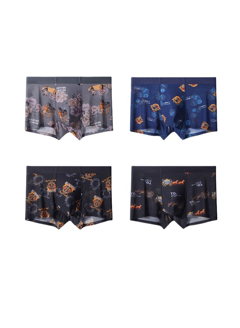 KUYING New Comfortable Skin friendly Breathable Underwear Set of 4  - Image 1
