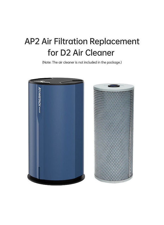 ATOMSTACK Maker AP2 Air Filtration Replacement for D2 Air Cleaner with 8-layer filter 99.97% Efficient Filtration Rate Easy to Install  - Image 4