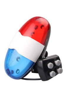 Y&D Practical Bicycle Police Front Light Warning Siren Cycling Electric Horn Bell With 6 LED  - Image 1