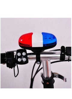 Y&D Practical Bicycle Police Front Light Warning Siren Cycling Electric Horn Bell With 6 LED  - Image 4