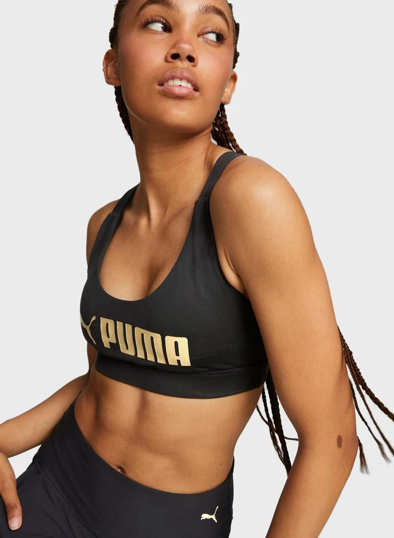 PUMA Mid Impact Puma Fit Women Bra