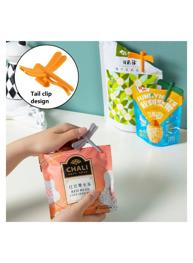 Multifunction Wall Hooks, Reusable Dragonfly Seamless Adhesive Holders, Decorative Hooks for Coat Towel Waterproof Bathroom Kitchen Hanging Heavy Duty, 4 Pcs  - Image 3