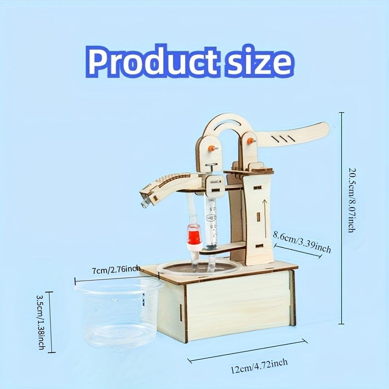 Hand Pump DIY Science Experiment Kit Educational Craft Project With Teaching Materials Demonstrator - Image 3