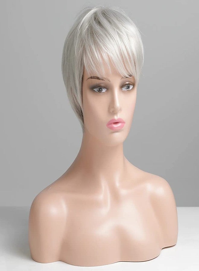 FCHW-wig FCHW Short HairWigs for Women Short Pixie Cut Wigs Brazilian Wigs Pixie Cut Wig For Women Short Wigs With Bangs Layered Wig Hair Replacement Wig - Image 2