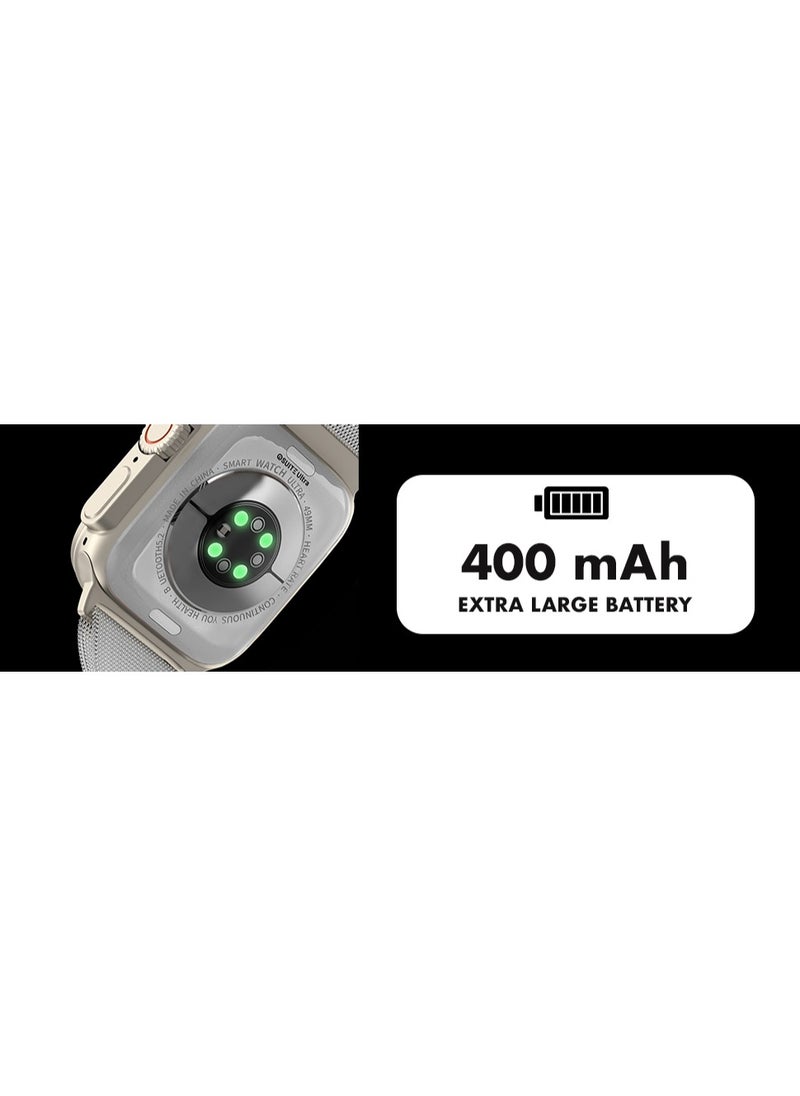 iOsuite - Ultra Smart Watch with Bluetooth Call HD 2.01" Screen Fitness Tracker with Heart Rate Blood Pressure Blood Oxygen Sleep Monitor, IP68 Waterproof Activity Tracker for Android and IOS Phones - Image 1