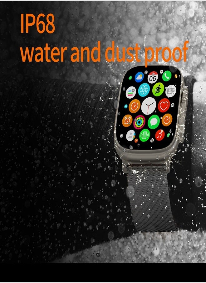 iOsuite - Ultra Smart Watch with Bluetooth Call HD 2.01" Screen Fitness Tracker with Heart Rate Blood Pressure Blood Oxygen Sleep Monitor, IP68 Waterproof Activity Tracker for Android and IOS Phones - Image 1