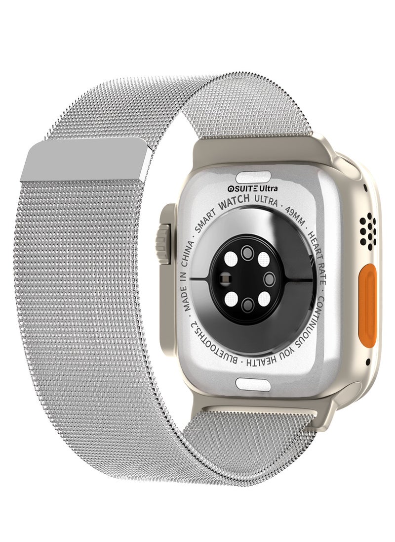 iOsuite - Ultra Smart Watch with Bluetooth Call HD 2.01" Screen Fitness Tracker with Heart Rate Blood Pressure Blood Oxygen Sleep Monitor, IP68 Waterproof Activity Tracker for Android and IOS Phones - Image 1