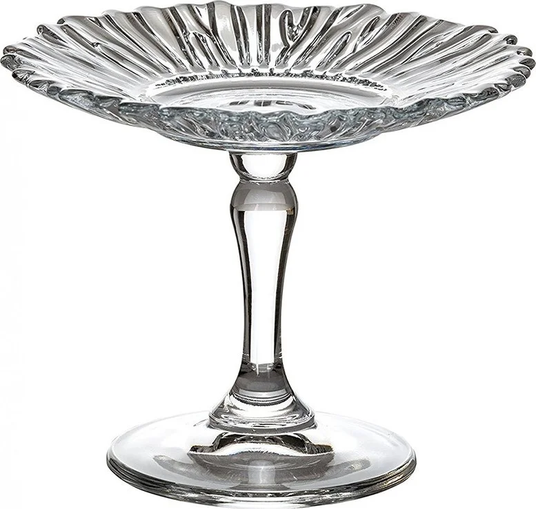 باشاباتشي Mini Patisserie Footed Flat Serving Plate 1 Piece