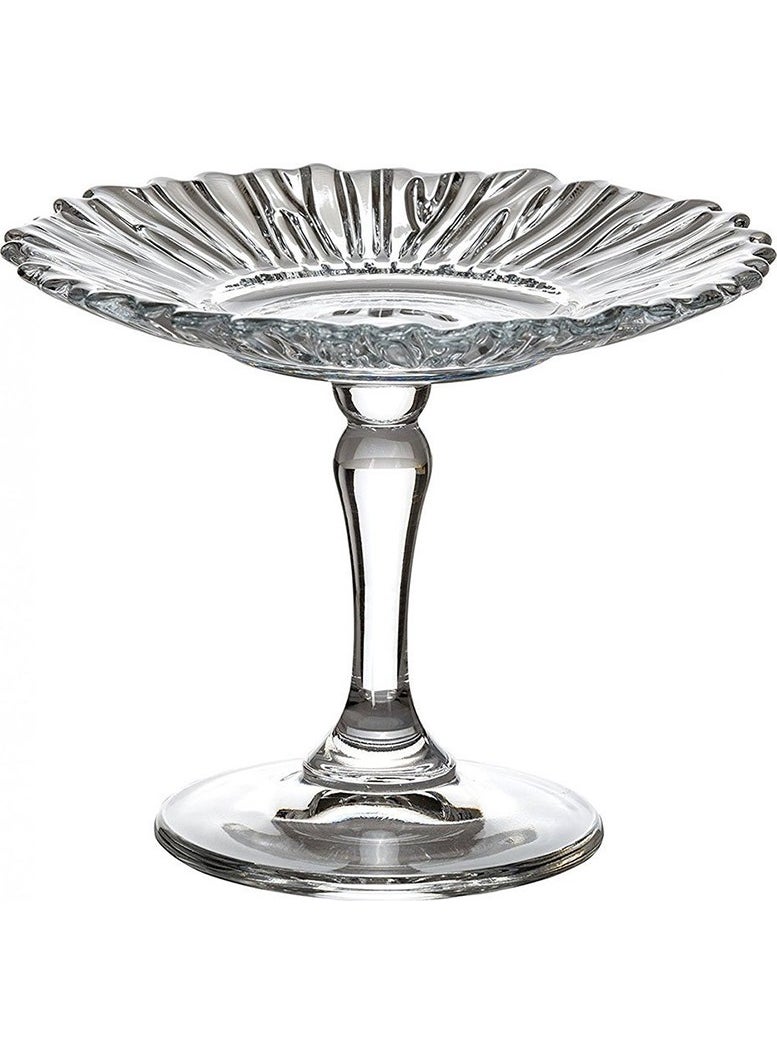 Paşabahçe Mini Patisserie Footed Flat Serving Plate 1 Piece 