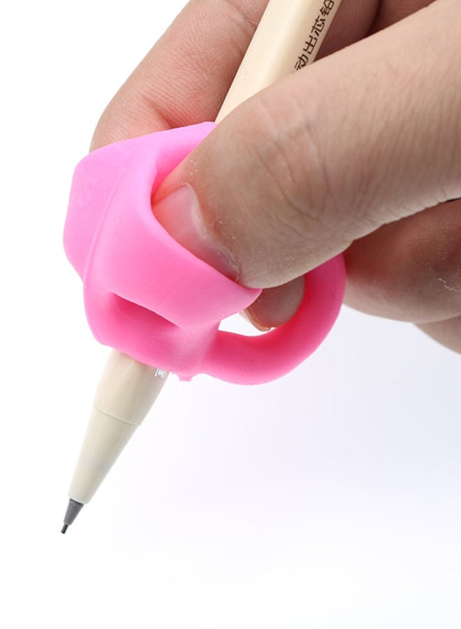NIBEMINENT Pencil Holder Pen Posture Correction Tool Pink - Image 3
