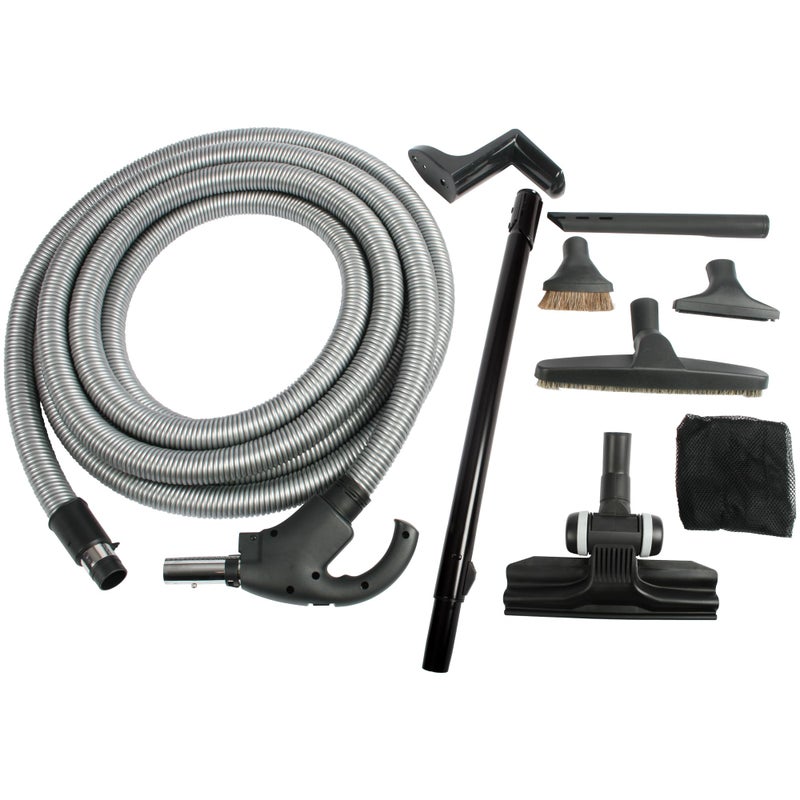 Cen-Tec Systems CenTec Systems 93070 Central Vacuum Kit with Switch Control 35 Ft Hose Silver 