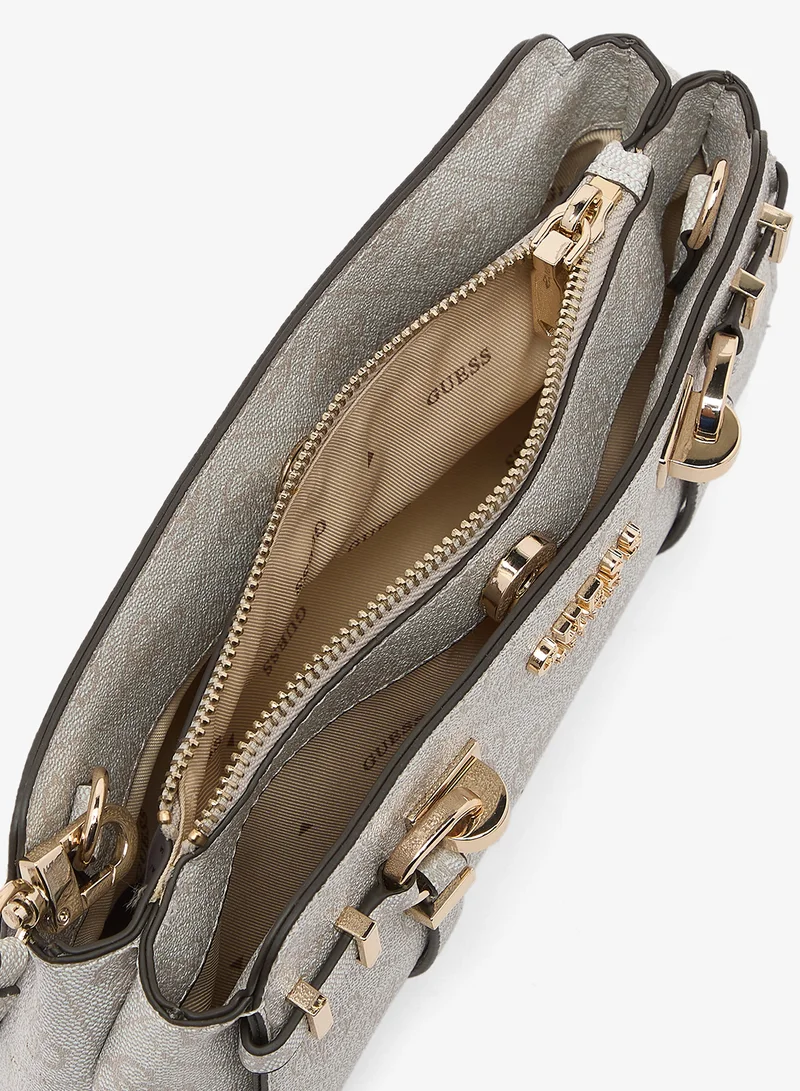 Guess  Leona Logo Girlfriend Crossbody Bag for Women | Best Price UAE