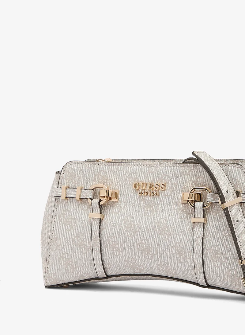 Guess  Leona Logo Girlfriend Crossbody Bag for Women | Best Price UAE