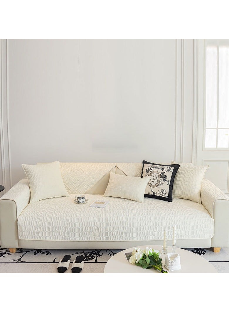 KUYING New Anti Slip Short Plush Sofa Cushion 90-70cm 