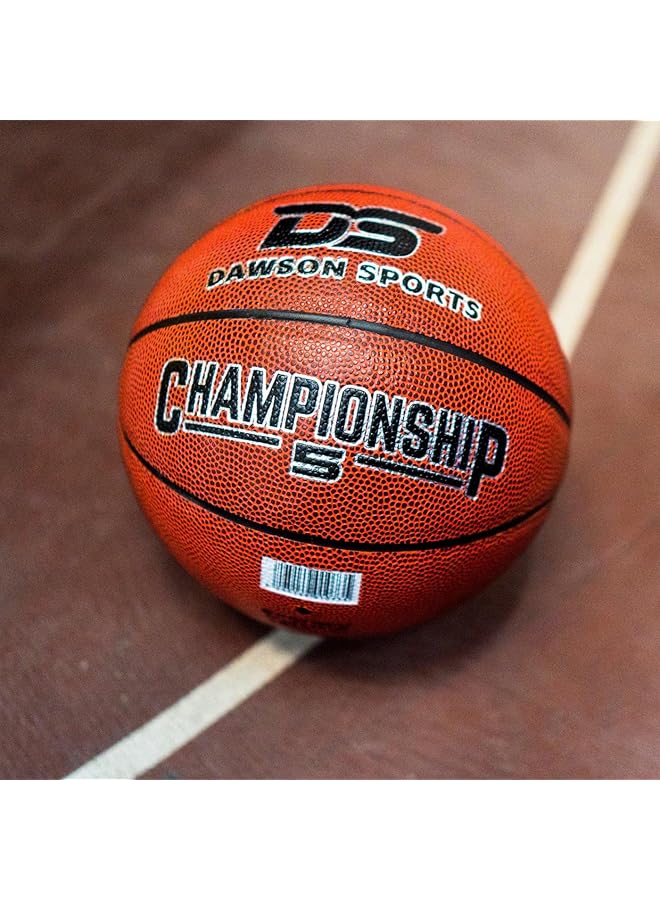 داوسون سبتورتس كرة سلة بطولة DS PU للجنسين (113025) بنية اللون مقاس 5 - Image 2