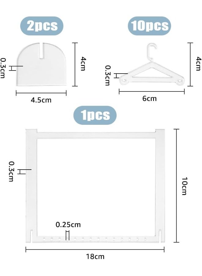 TPGP 1 Set Earring Display Stand Acrylic Earring Organiser Stud Holder - Image 2