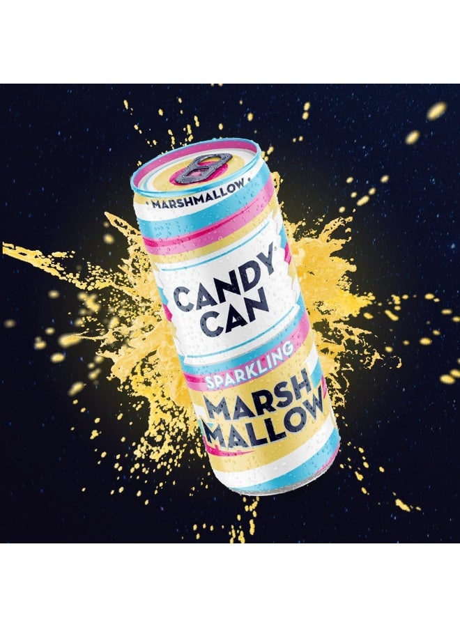 Candy Can Sparkling Marshmallow Flavour Drink - Zero Sugar - 330 ml - Image 3