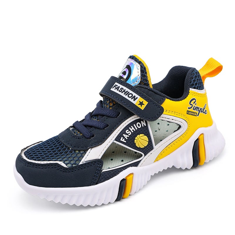 Boys Sandals Summer Mesh Breathable Children'S Torre Shoes Large Children'S Hollow Toe Baotou Boys - Image 3