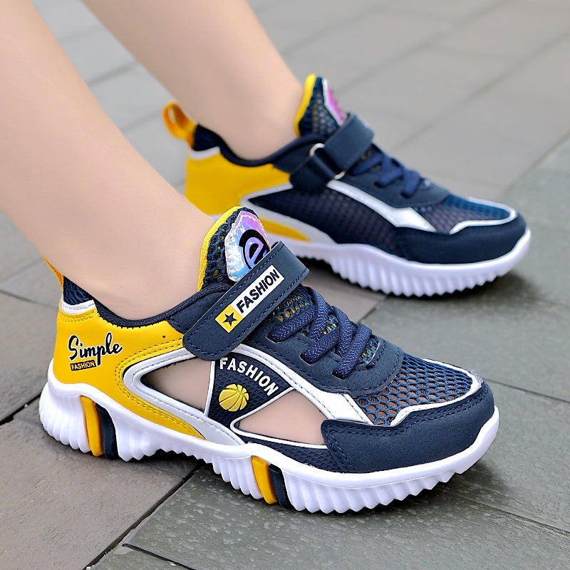 Boys Sandals Summer Mesh Breathable Children'S Torre Shoes Large Children'S Hollow Toe Baotou Boys - Image 2