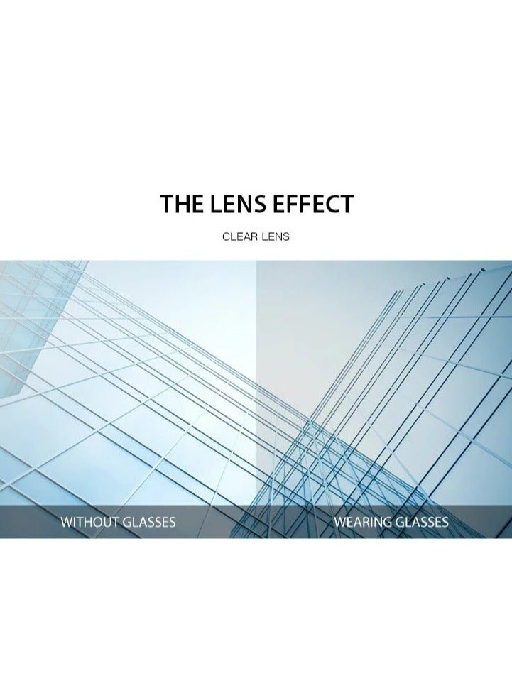 CoomBe Retro Square Sunglasses UV Protection for Men and Women Black - Image 4