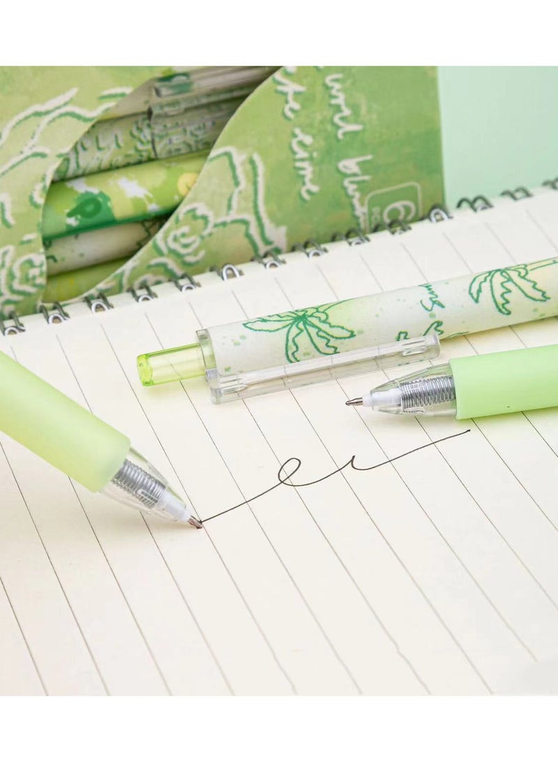 New Green Mood Press Neutral Pen for Student Stationery Exam Writing Test - Image 4