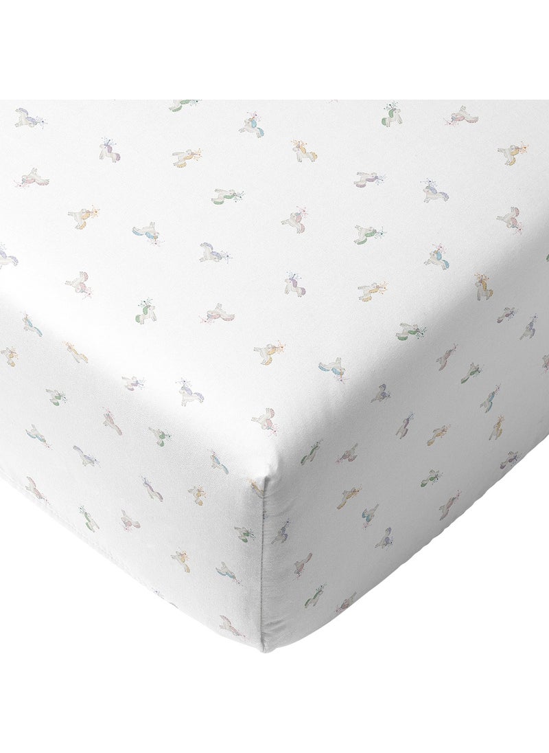 Casadora Baby Astra 100% Cotton Satin Elastic Baby/Child Sheet - 100 x 200 cm  - Image 3