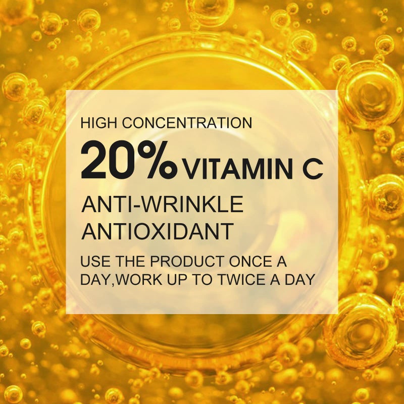 ELBBUB Premium 20% Vitamin C Serum For Face with Hyaluronic Acid, Retinol & Amino Acids - Boost Skin Collagen,Hydrate & Plump Skin, Anti Aging & Wrinkle Facial Serum 60ml - Image 2
