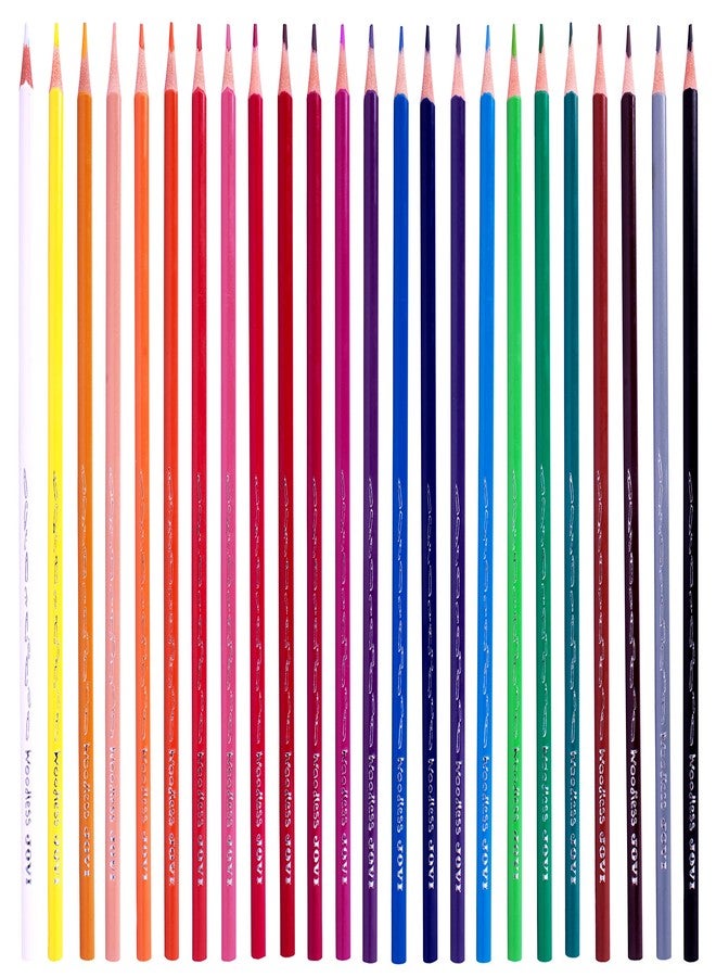 Jovi Woodless coloured pencils, wood-free, triangular shape, from 3 years, shatterproof, 24 colours in a box - Image 3