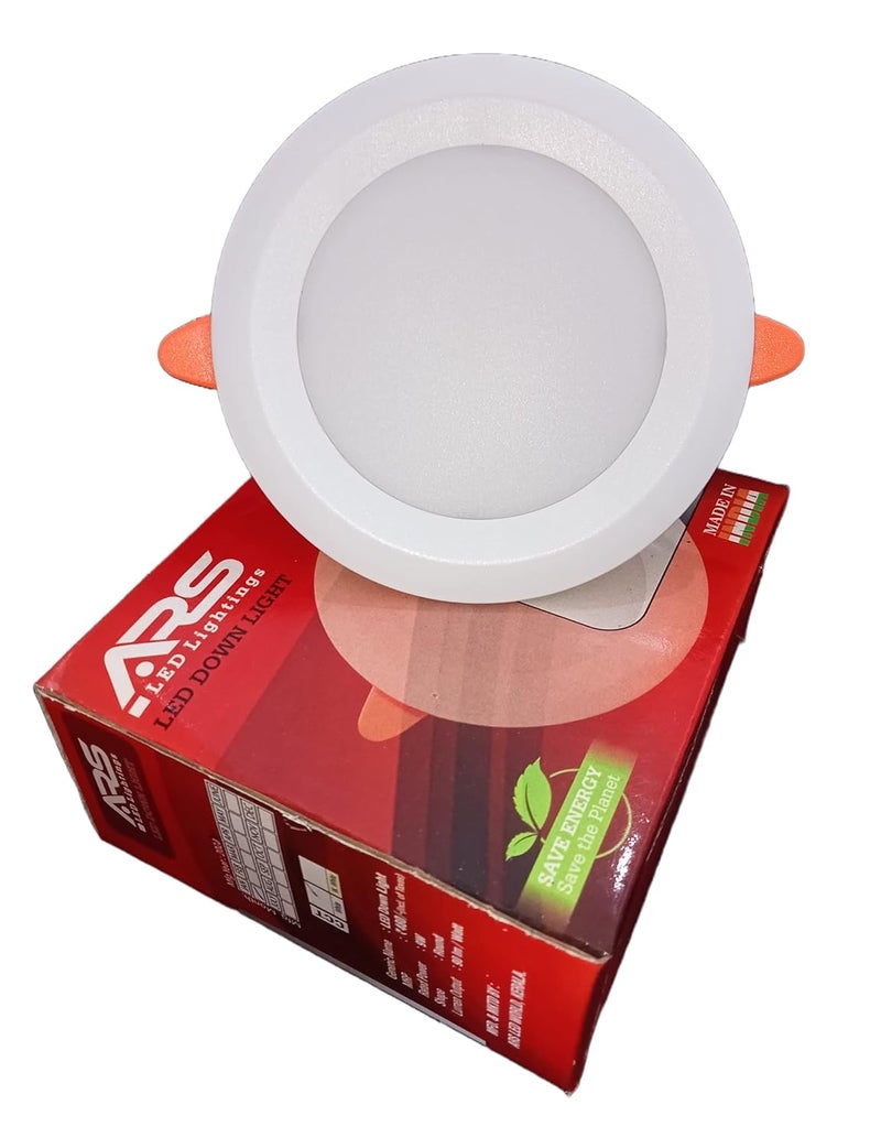 ARS 9W LED Down Light Ceiling Light Recessed Concealed Clip Type 5 Plus Warm White - Image 1