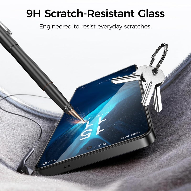 BENKS GlassWarrior AR Screen Protector for Samsung Galaxy S26 Ultra, Anti-Reflective Tempered Glass Screen Protector, Anti Scratch, Bubble Free - Image 3